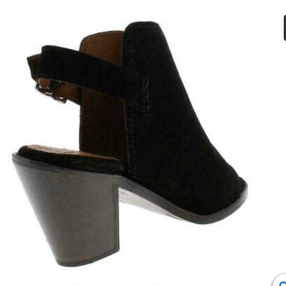 Frye Courtney Sling Bootie Glove Peep Toe Block - Picture 13 of 14